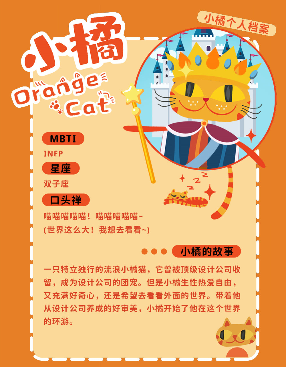 Orange Cat Blind Box Pendants