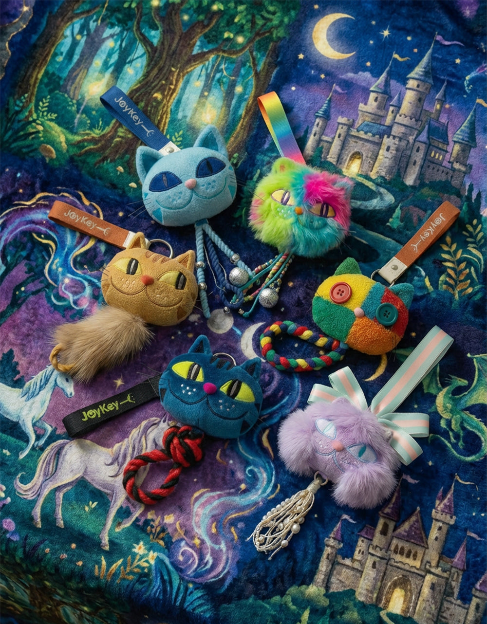 Orange Cat Blind Box Pendants