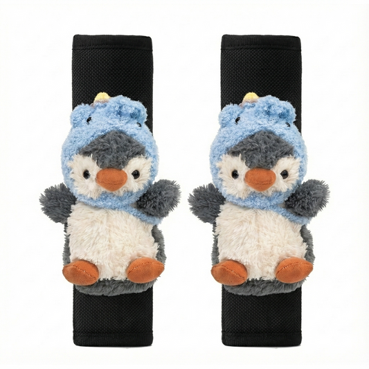 Joykey Cute Kawaii 2 PCS Penguin Seat Belt Cover Pad