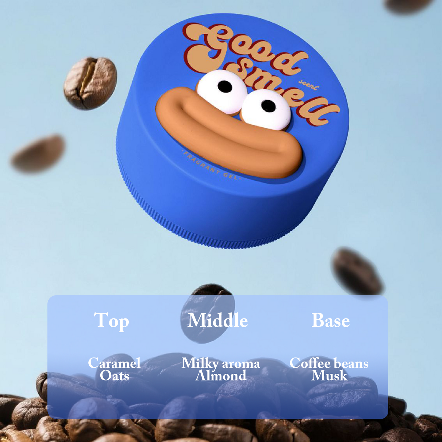 Solid Gel Air Freshener with Fun Cartoon Designs(All Color, All)