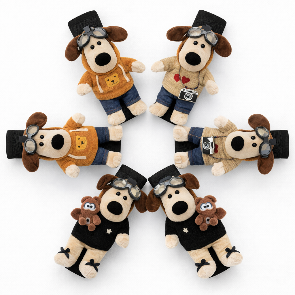 Dog Seatbelt Plushies