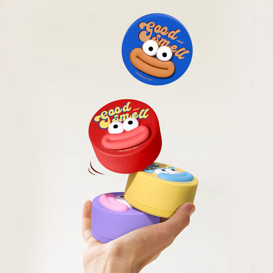 Solid Gel Air Freshener with Fun Cartoon Designs(All Color, All)