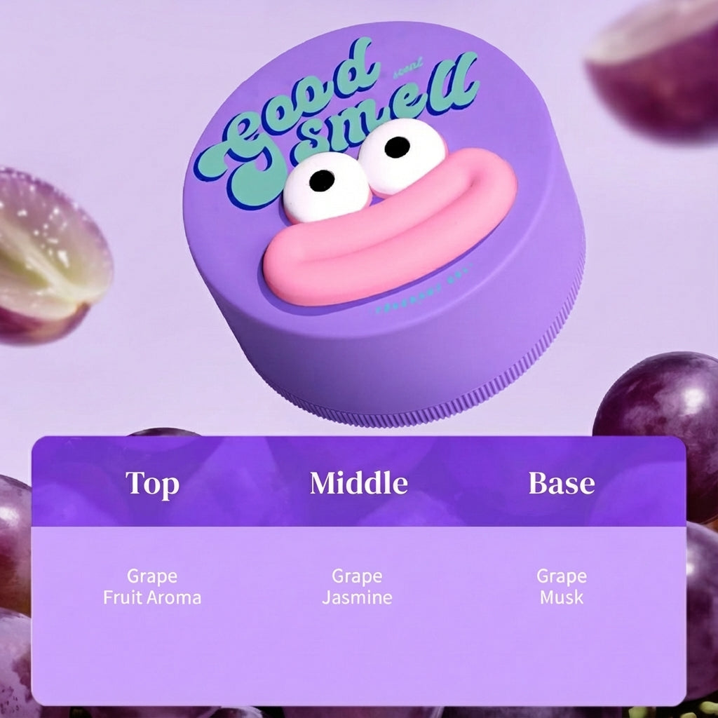 Solid Gel Air Freshener with Fun Cartoon Designs(All Color, All)