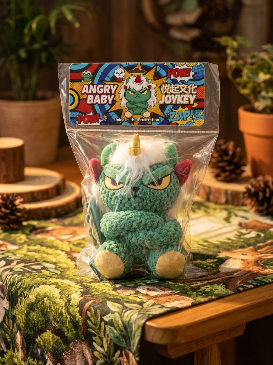 Joykey AngryBaby Unicorn Plush Keychain 12cm